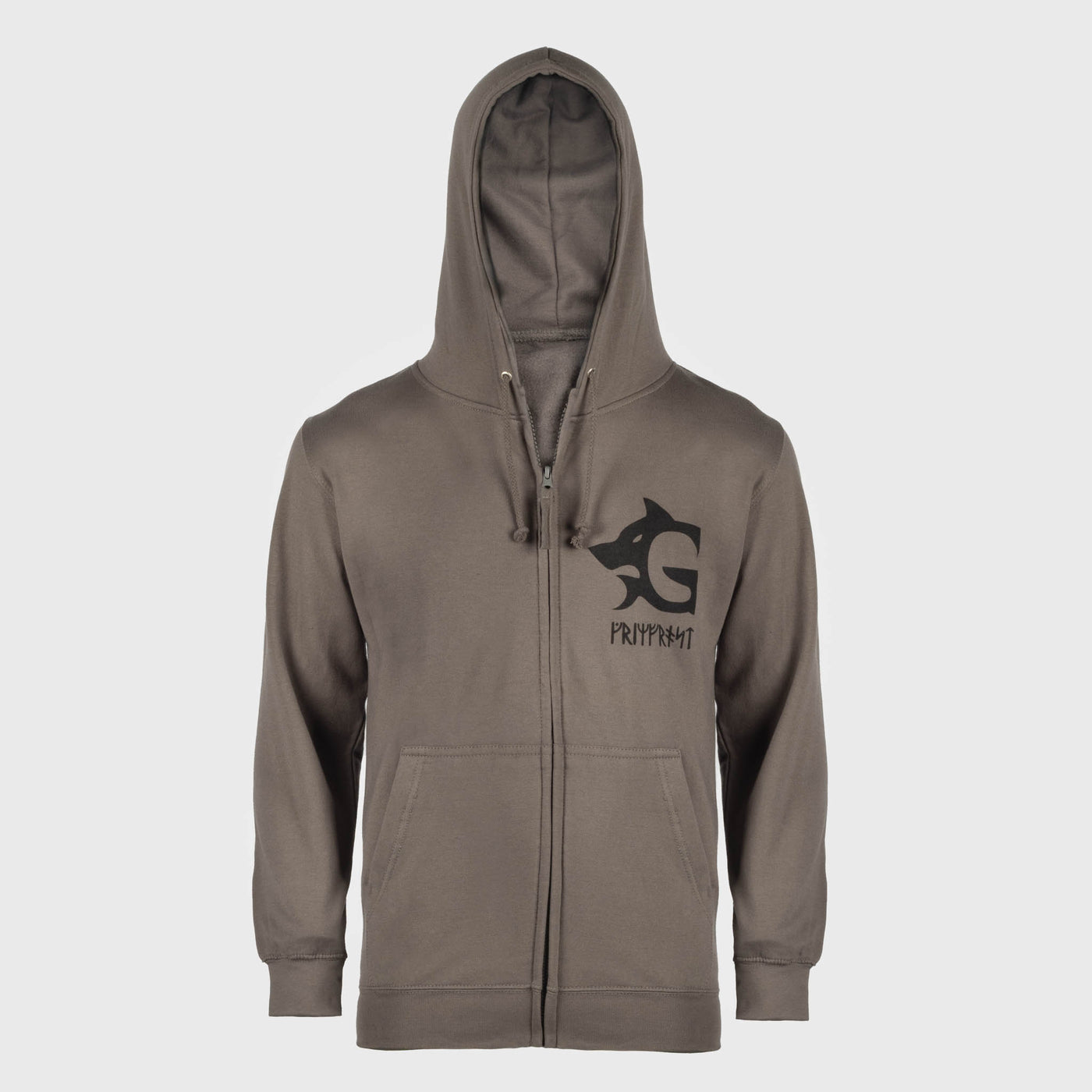 Zip Hoodie, Grimfrost, Steel Grey