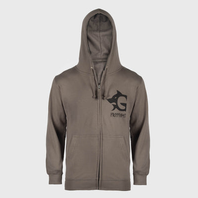 Zip Hoodie, Grimfrost, Steel Grey