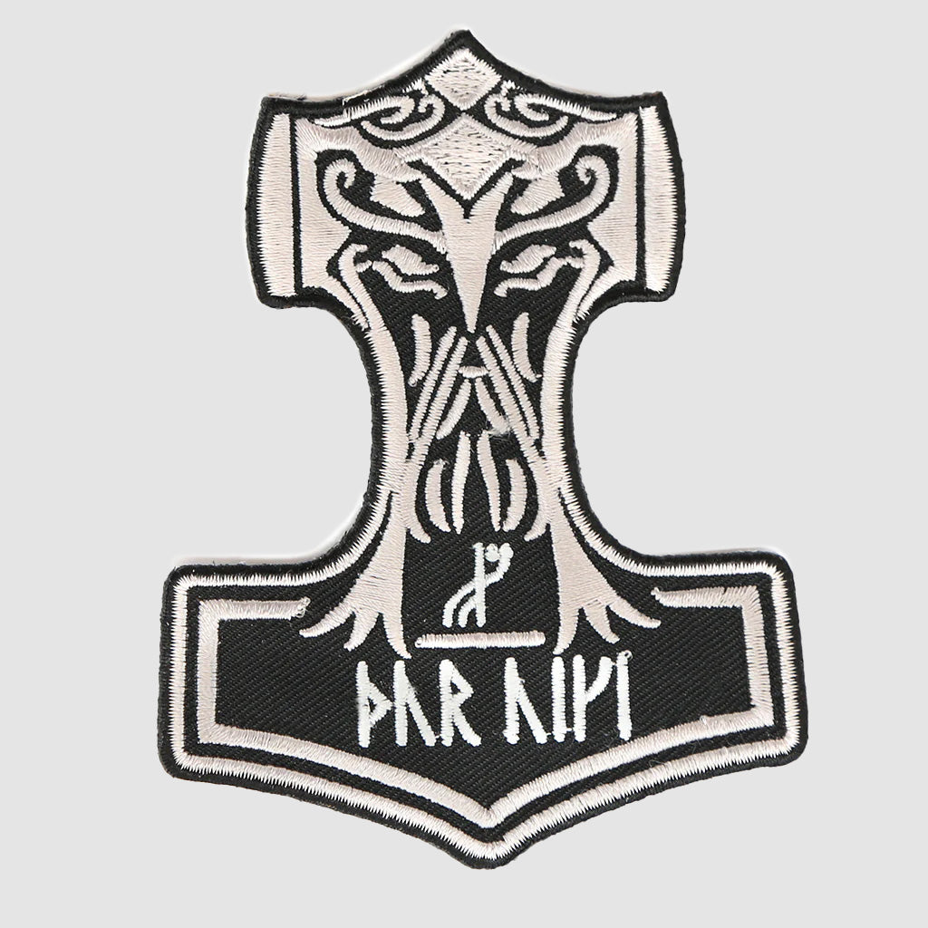 Mjolnir Patch, Bestickt