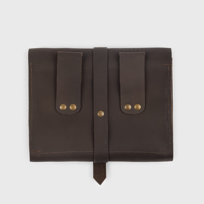 Barttasche, Geöltes Leder
