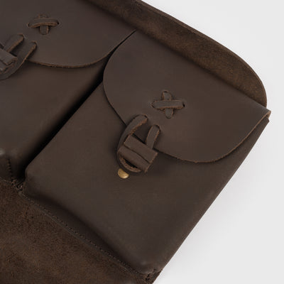 Barttasche, Geöltes Leder