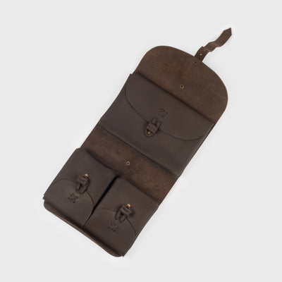 Barttasche, Geöltes Leder