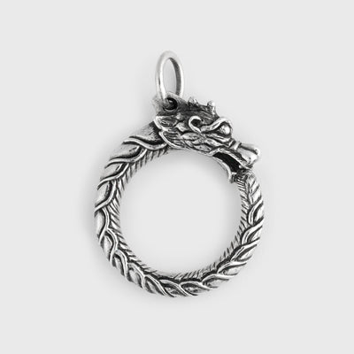 Jörmungandr Amulet, Silver