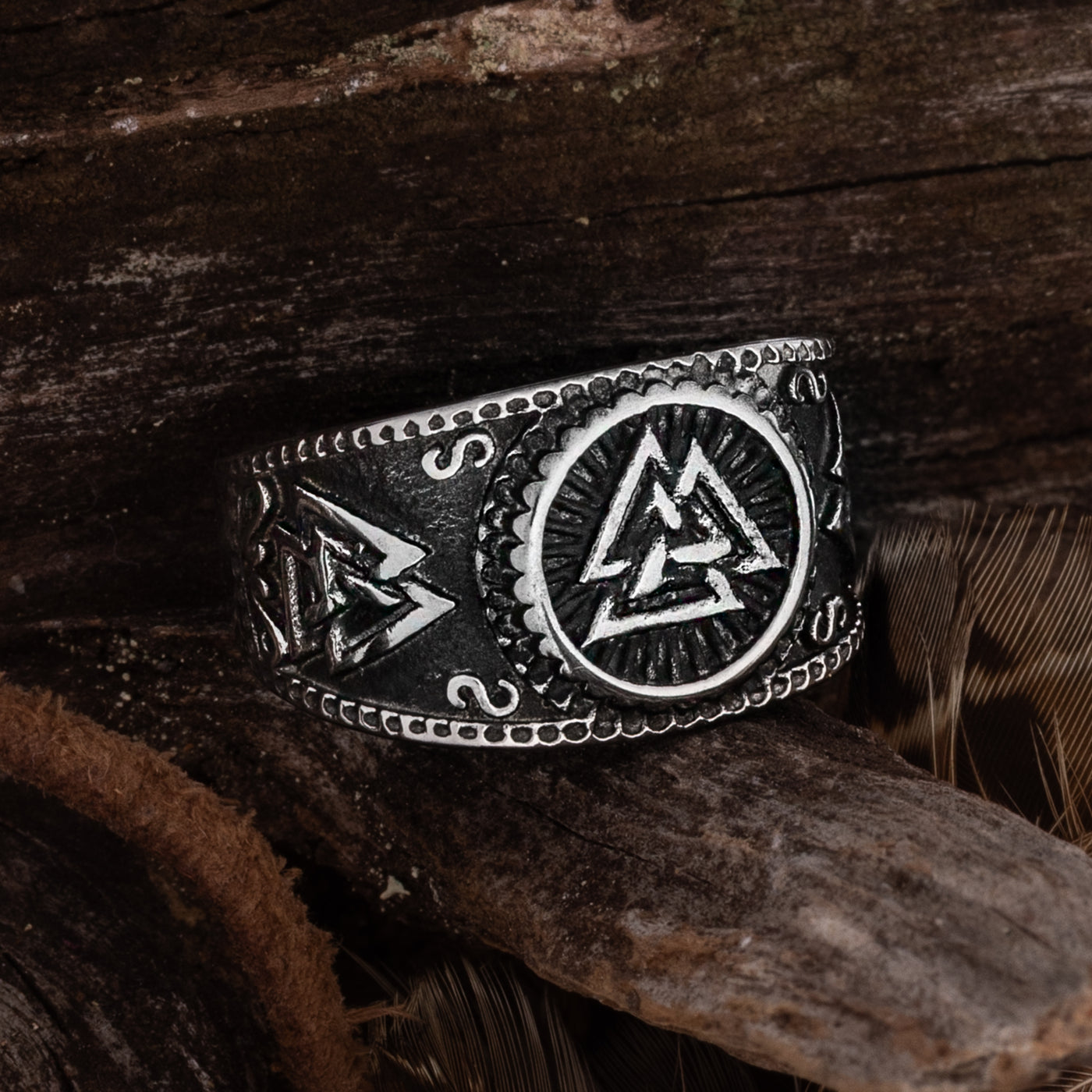 Valknut Ring, Edelstahl