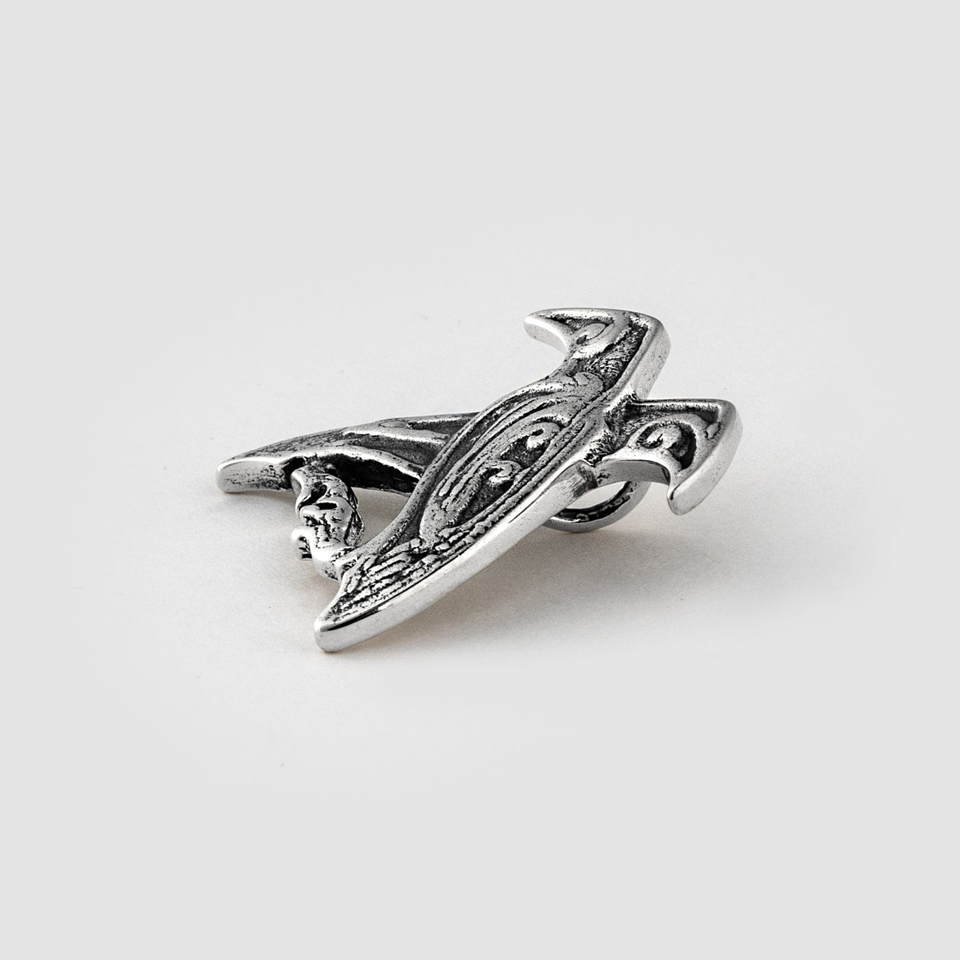Huginn & Muninn Pendant, Silver