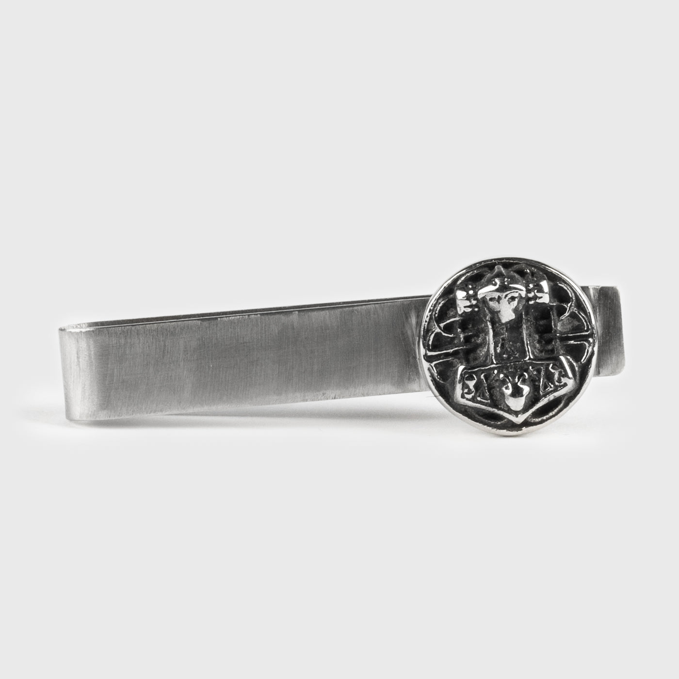 Mjölnir Platte Krawattenspange, Edelstahl