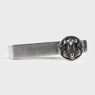 Mjölnir Platte Krawattenspange, Edelstahl