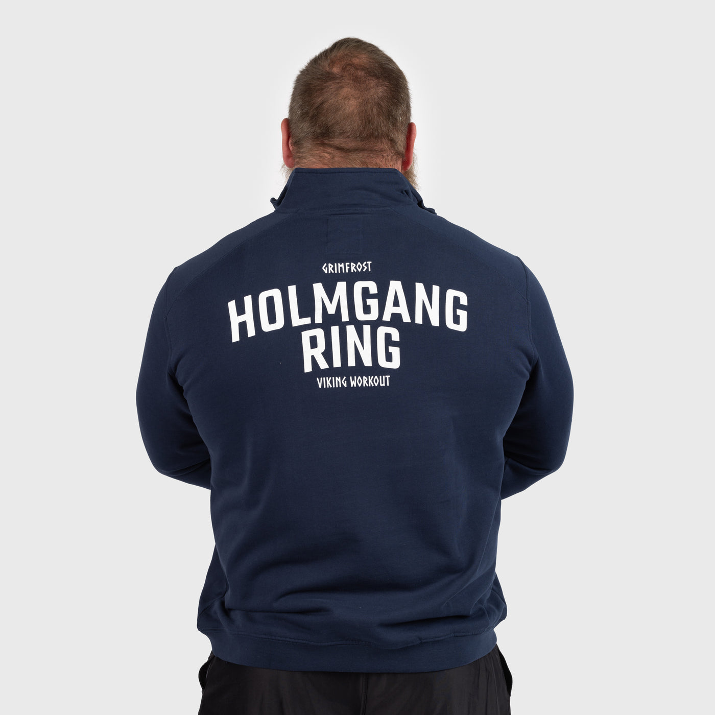 Half-Zip, Holmgang Ring, Blau