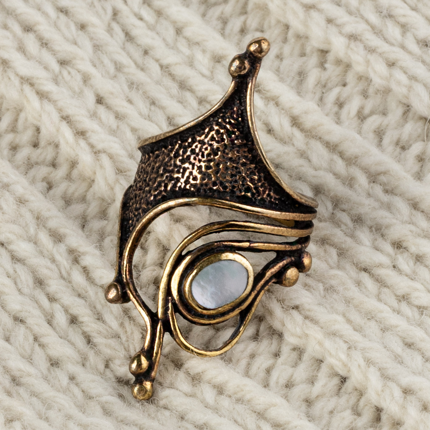 Eye Ring, Bronze