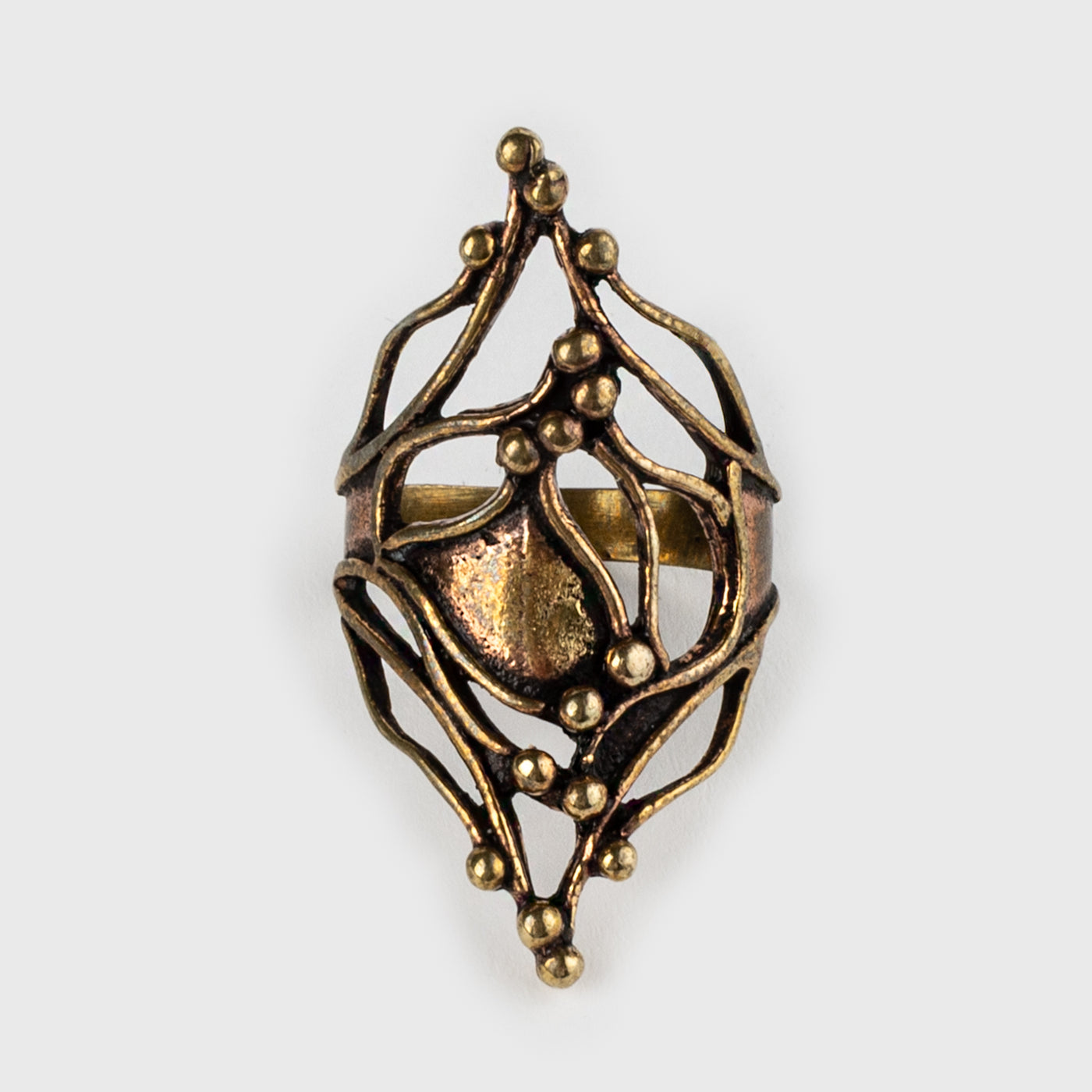 Roots Ring, Bronze