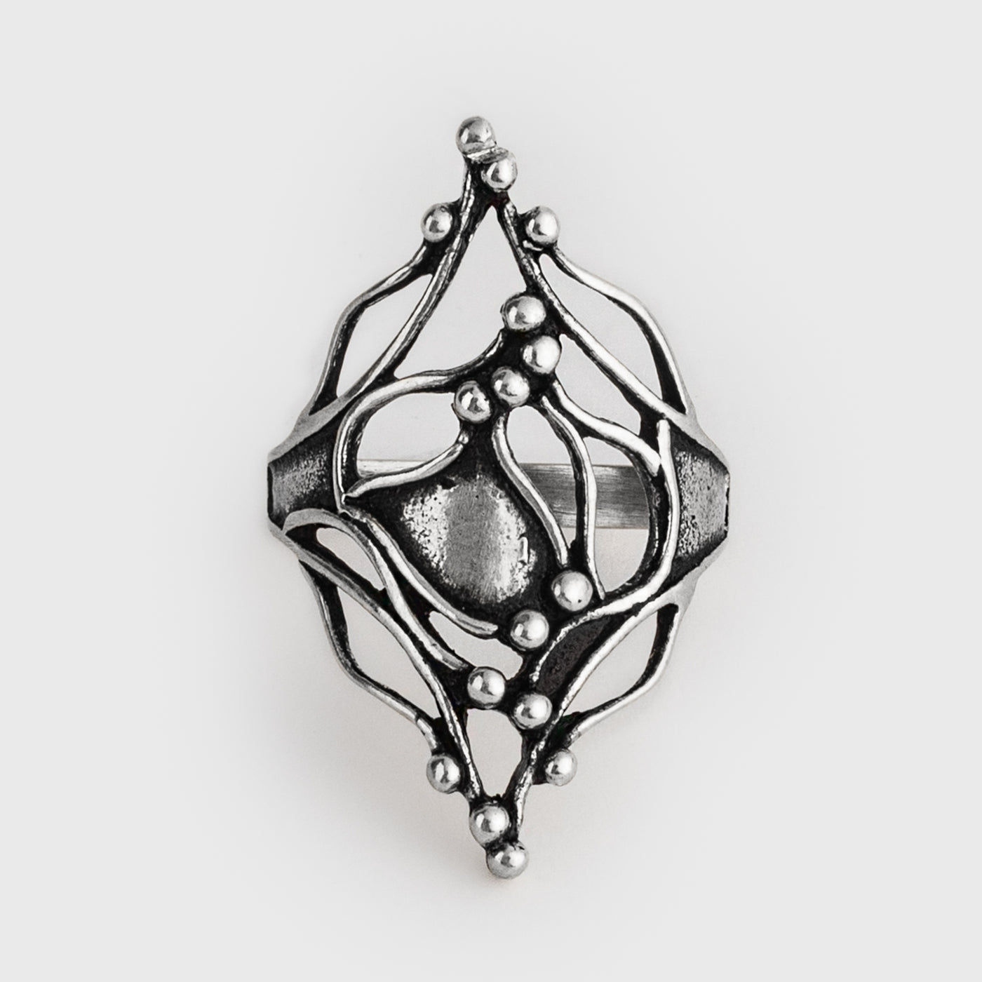 Roots Ring, Sterling Silber
