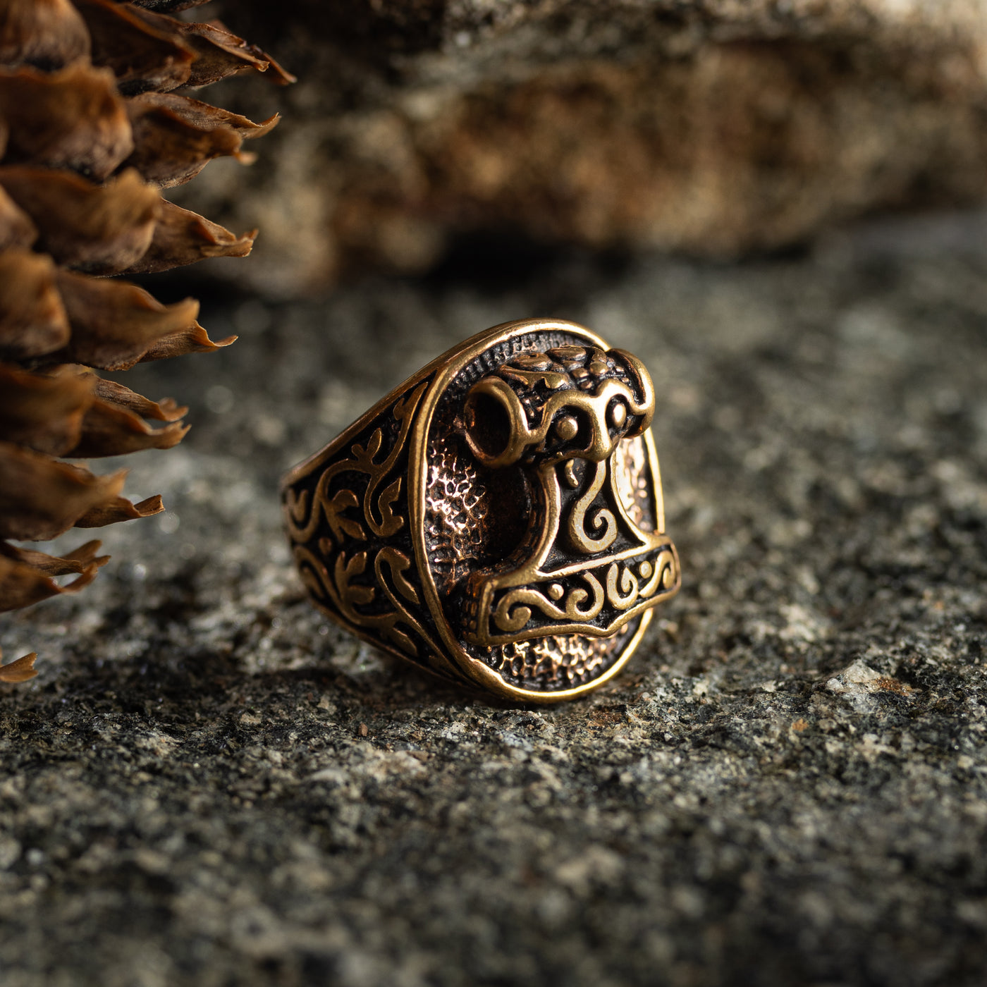 XL Mjölnir Ring, Bronze