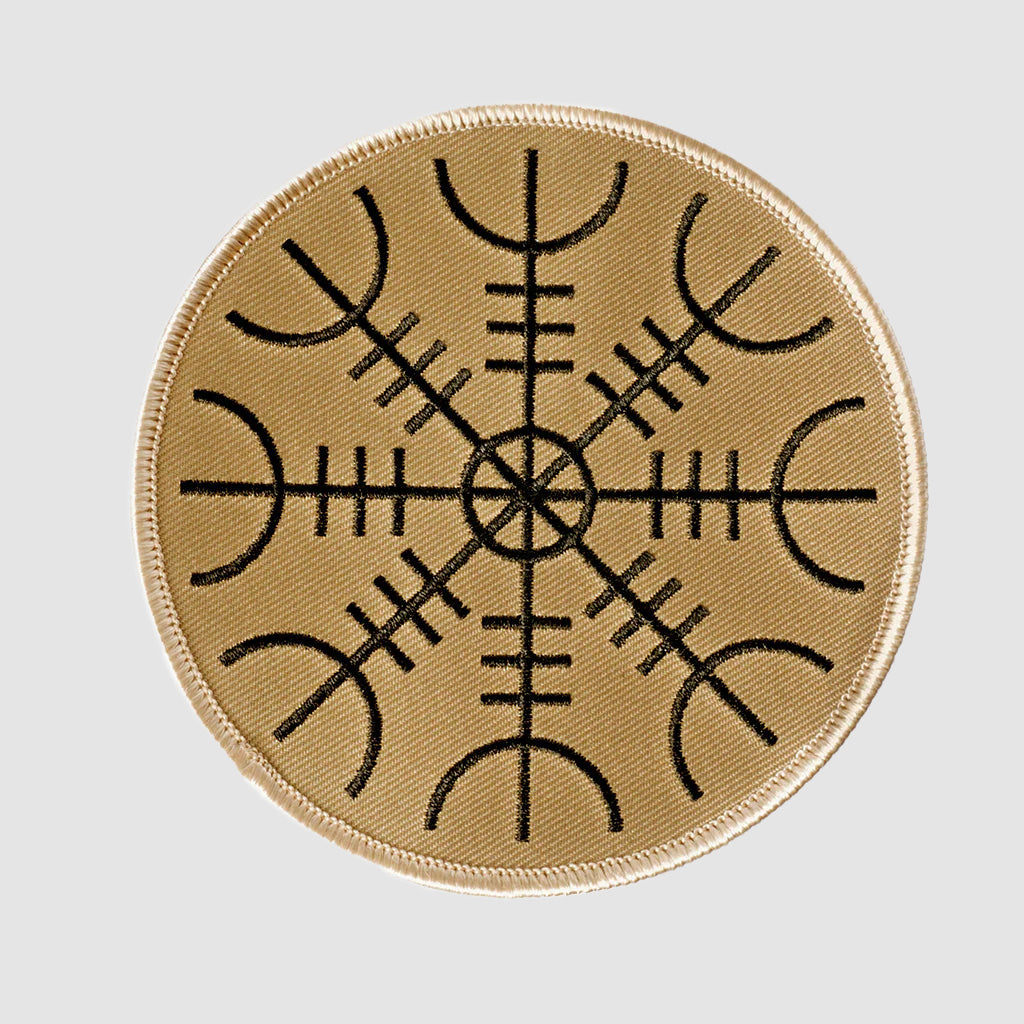 Aegishjalmur Patch, Bestickt, Desert