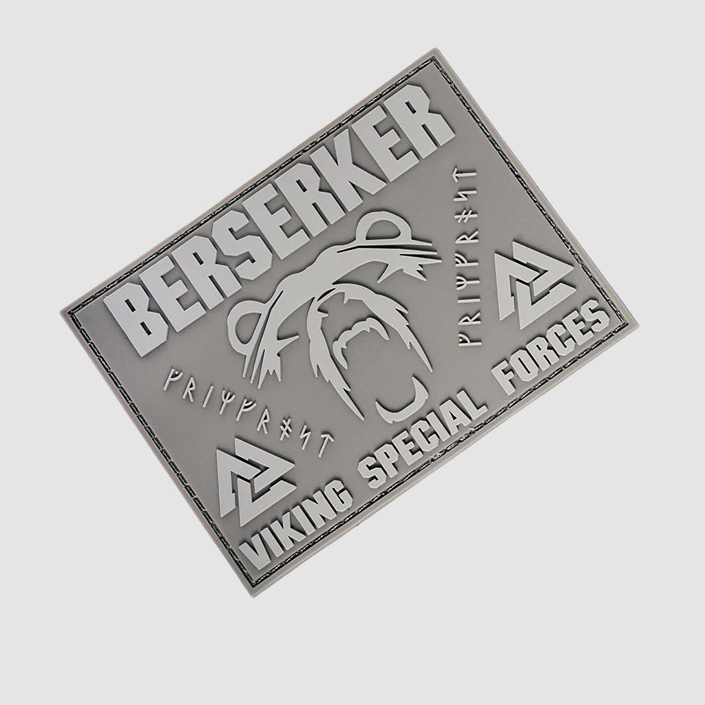 Berserker Morale Patch, PVC Velcro, Army Tan