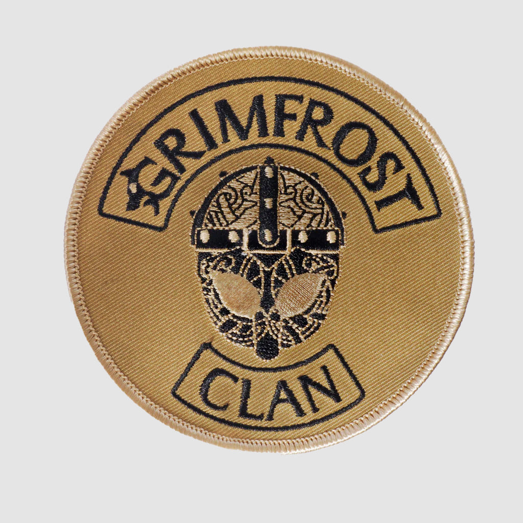 Grimfrost Clan Patch, Bestickt, Desert