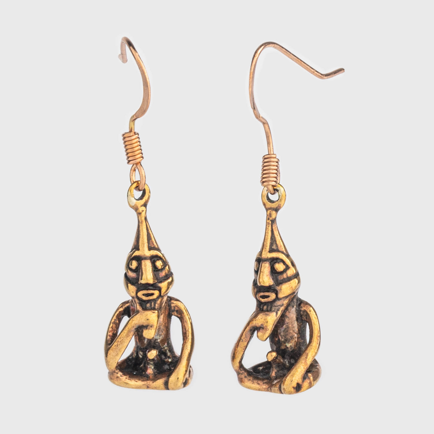 Freyr Earrings, Bronze