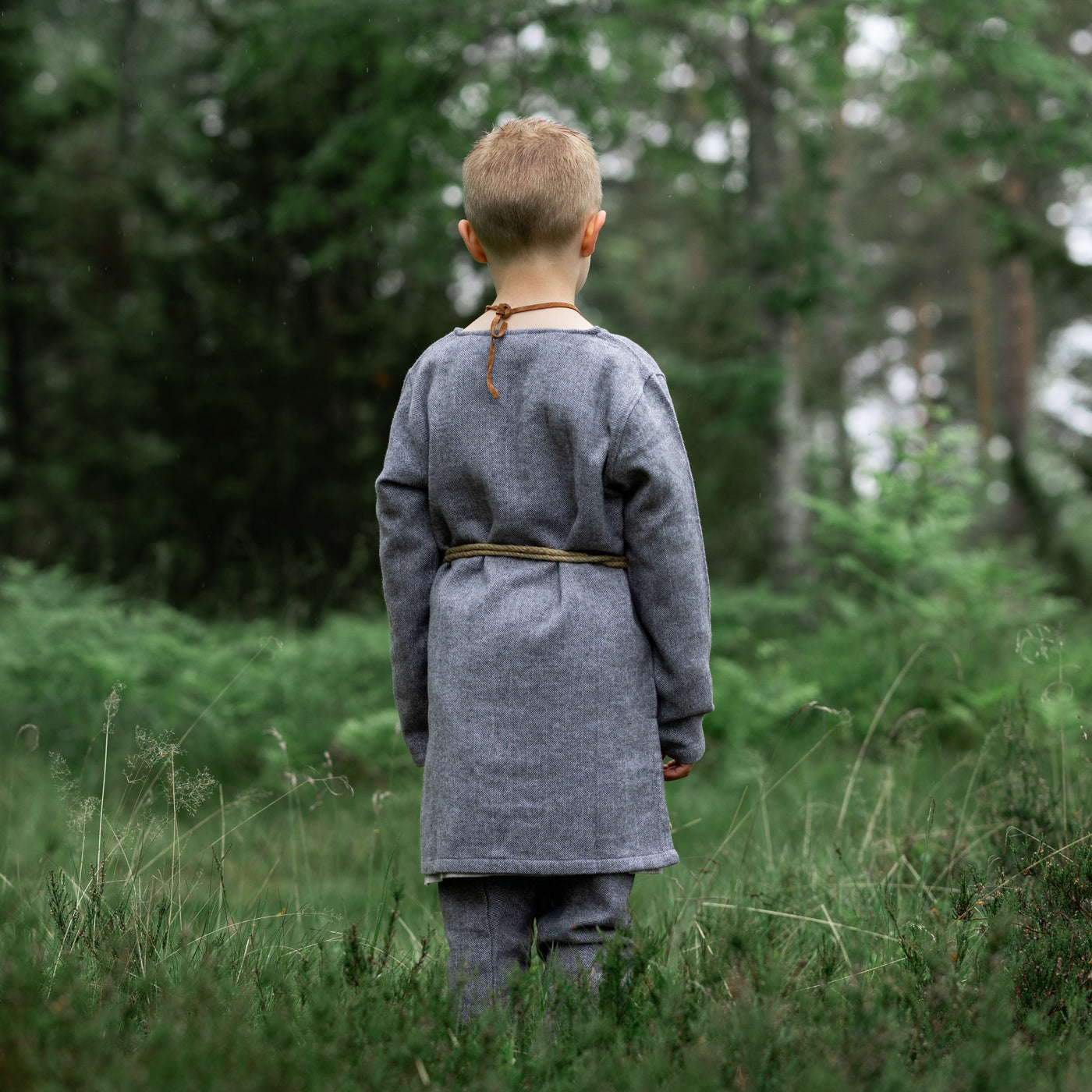Kinder Wolltunika, Grau