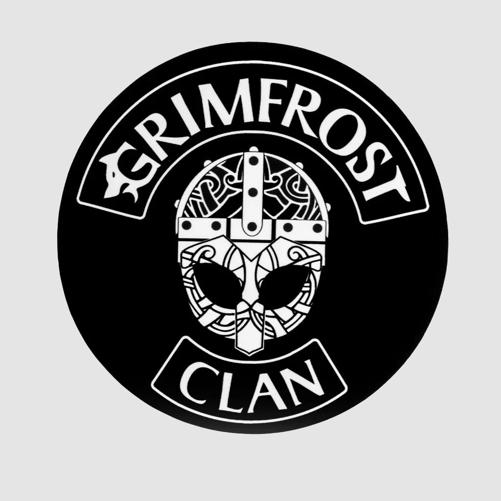 Grimfrost Clan Aufkleber, Rund
