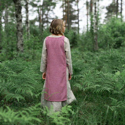 Schürze für Kinder, Rosa (nur Schürze, Kleid nicht enthalten)