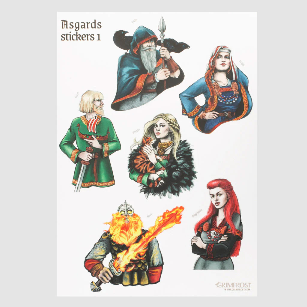 Aufkleber Set, Asgard
