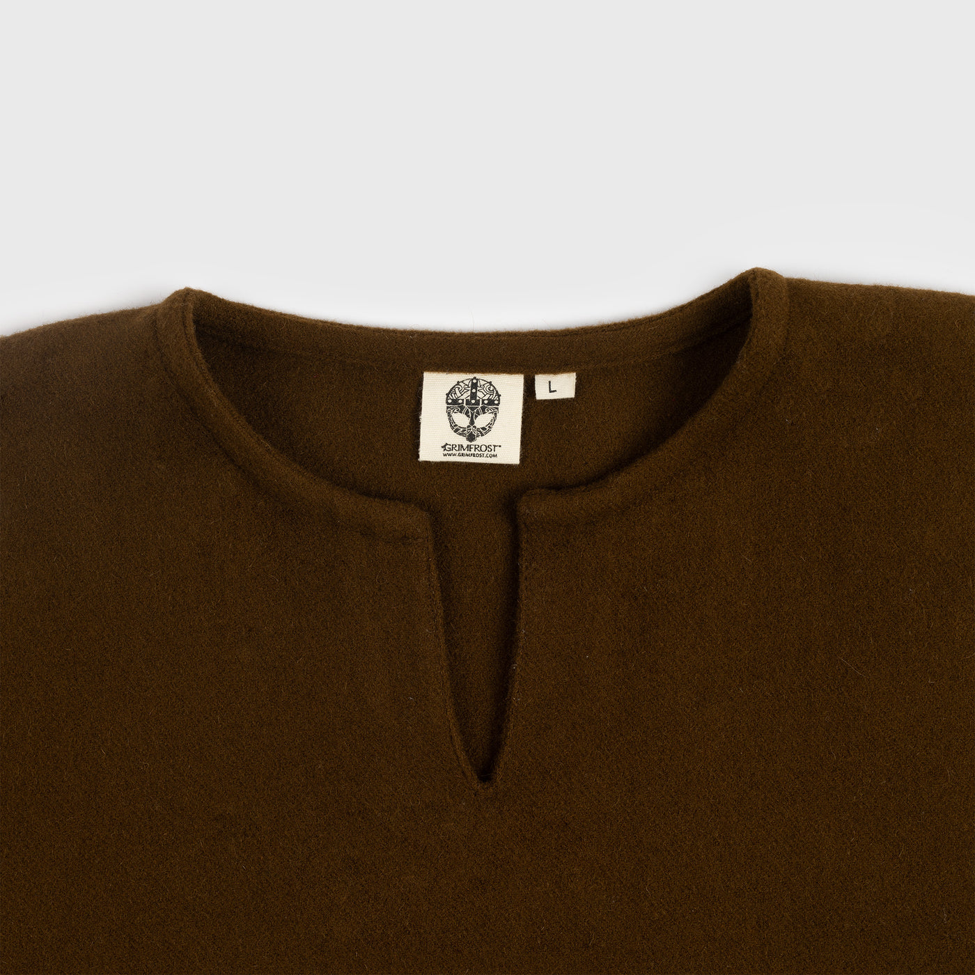 Viking Wool Tunic, Moselund, Brown