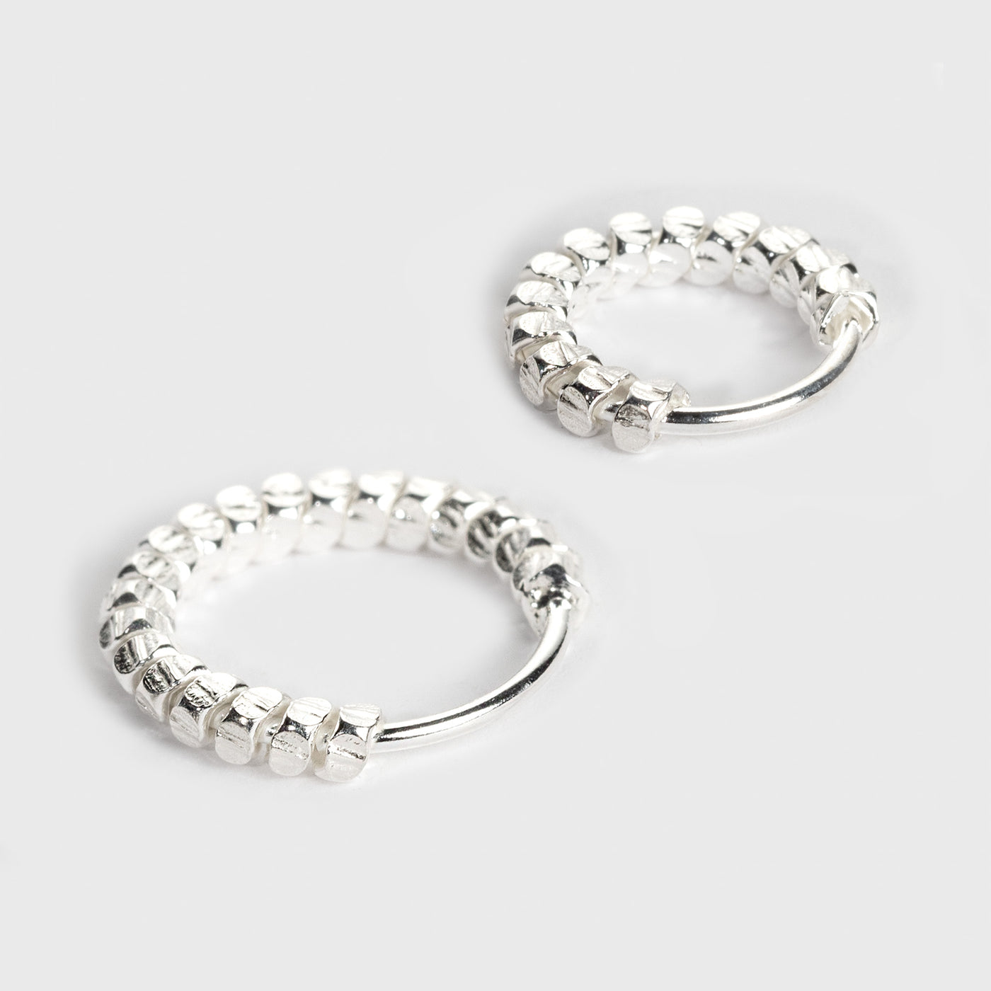 Silber Nasenring, segmentiertes Design