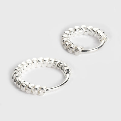 Silber Nasenring, segmentiertes Design