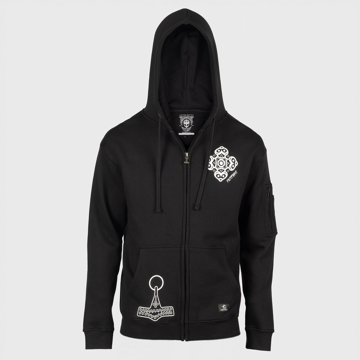 Premium Zoodie, Odin, Schwarz