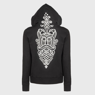 Damen Premium Zoodie, Odin, Schwarz