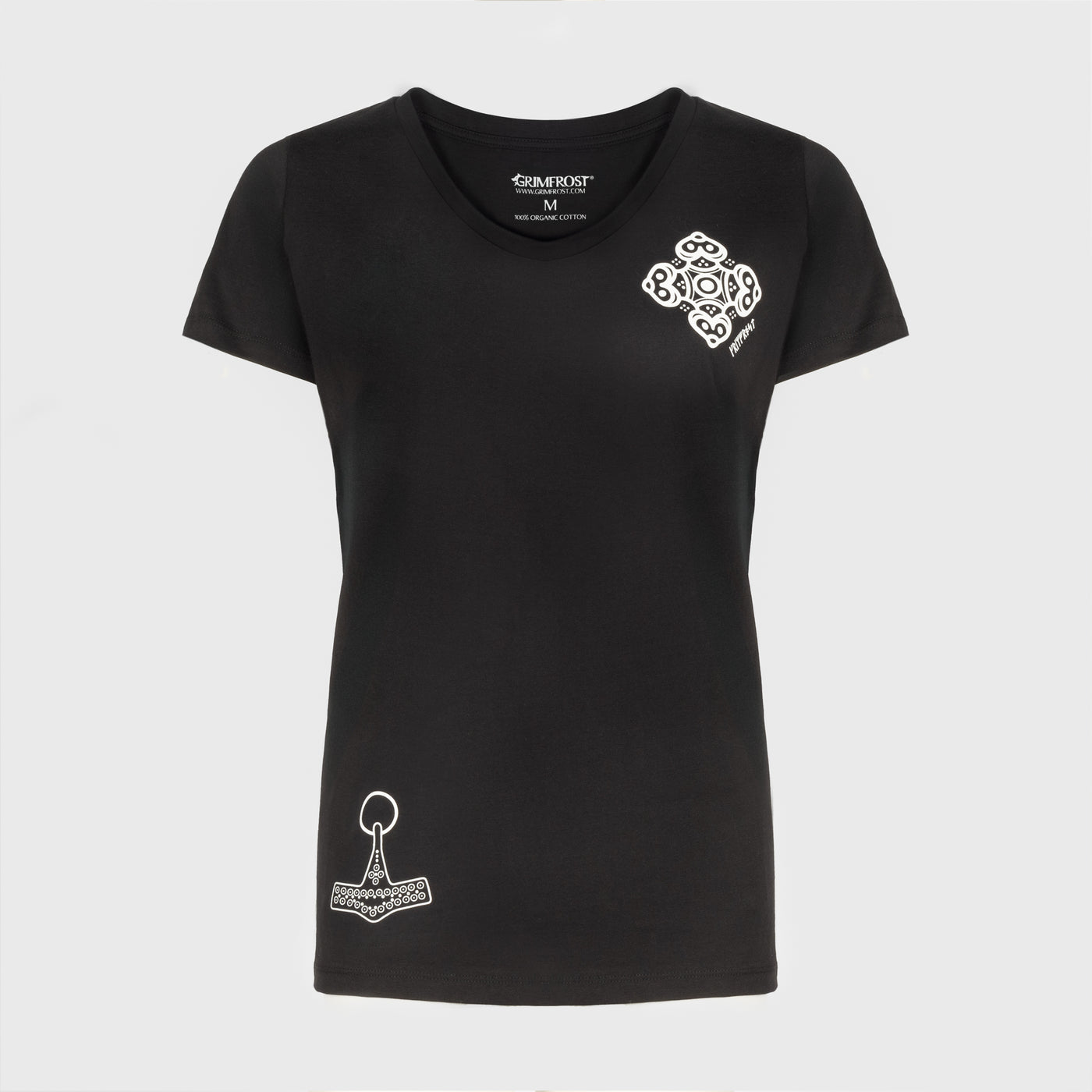 Damen Premium Tee, Volund, Schwarz