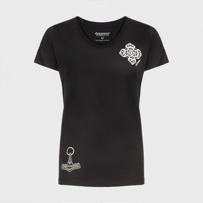 Damen Premium Tee, Volund, Schwarz