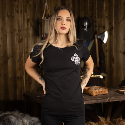 Damen Premium Tee, Varby, Schwarz