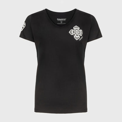 Damen Premium Tee, Varby, Schwarz