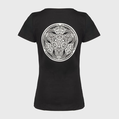 Damen Premium Tee, Varby, Schwarz