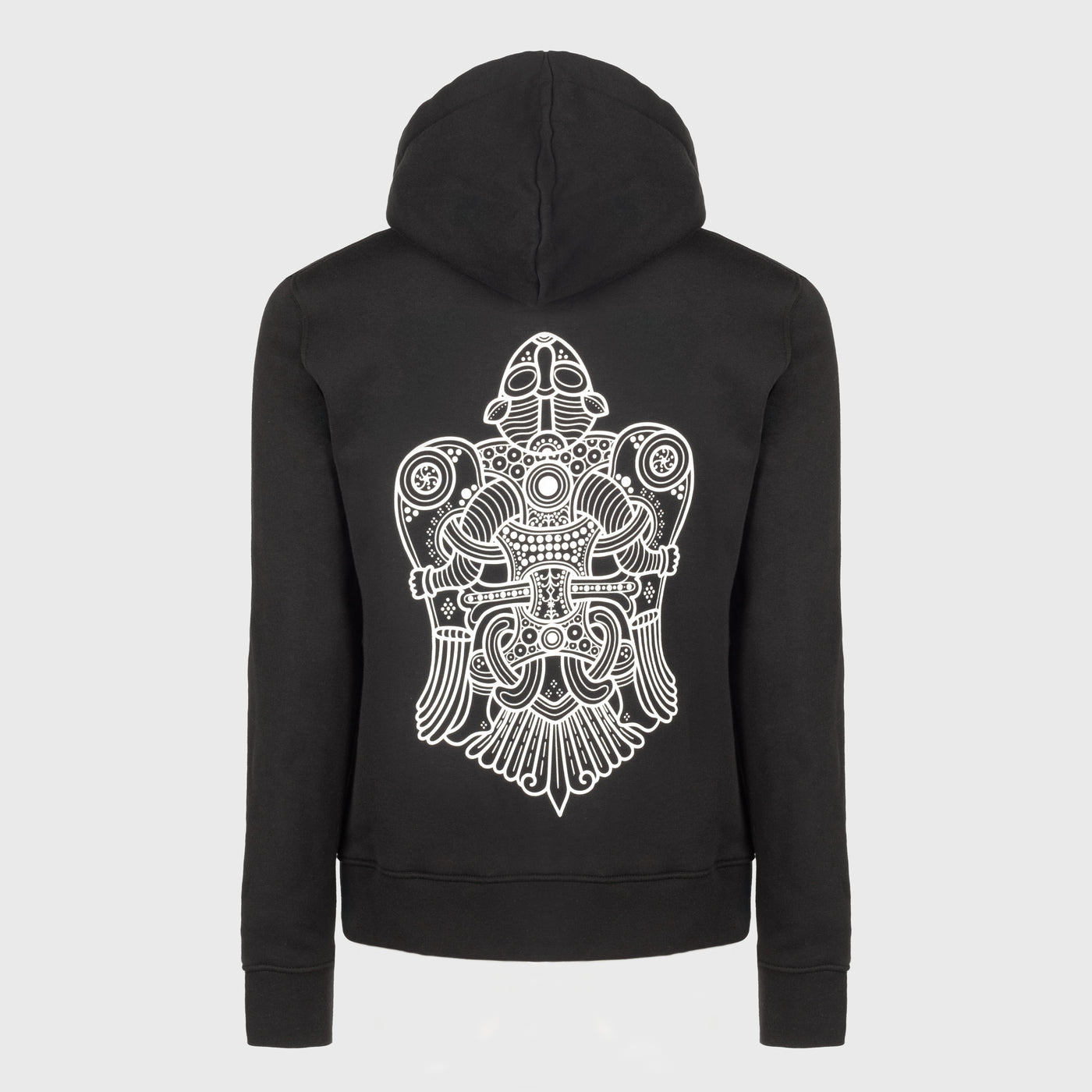 Damen Premium Zoodie, Volund, Schwarz