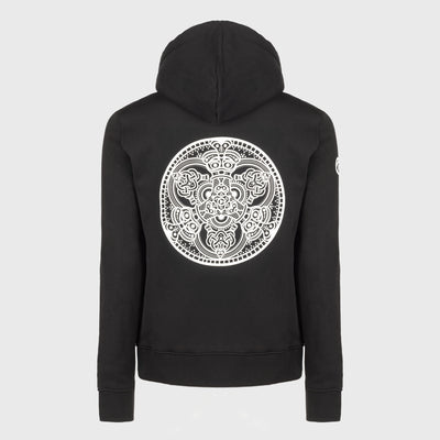 Damen Premium Zoodie, Varby, Schwarz