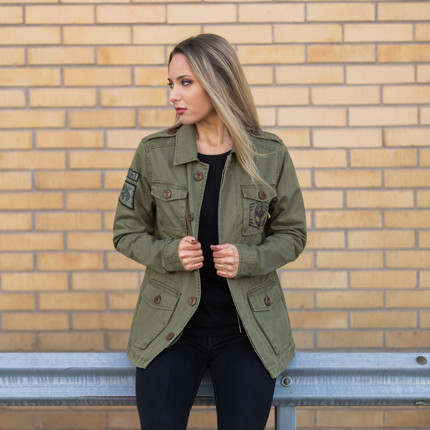 Damen Grimfrost Field Jacket, Grün
