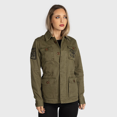 Damen Grimfrost Field Jacket, Grün