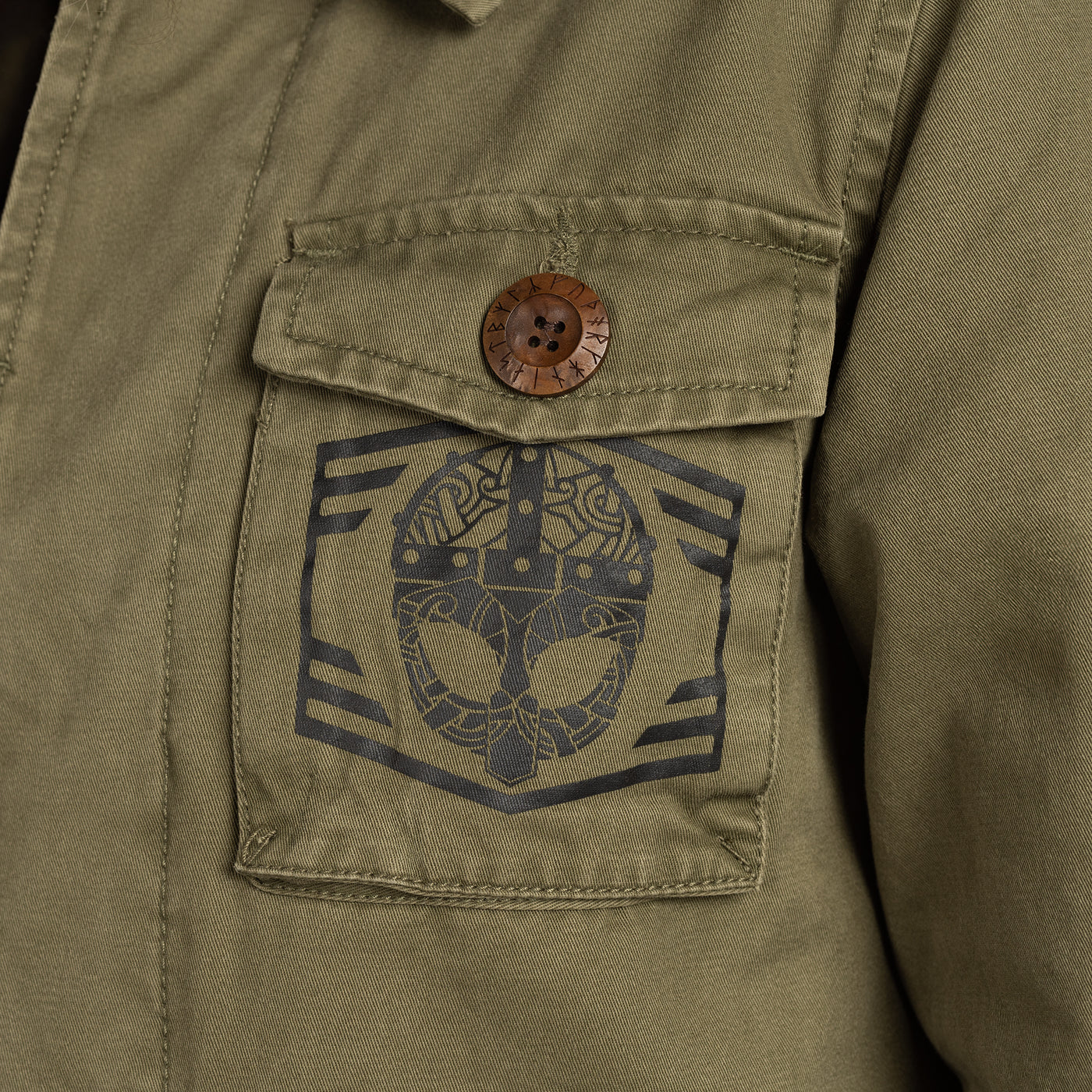 Damen Grimfrost Field Jacket, Grün
