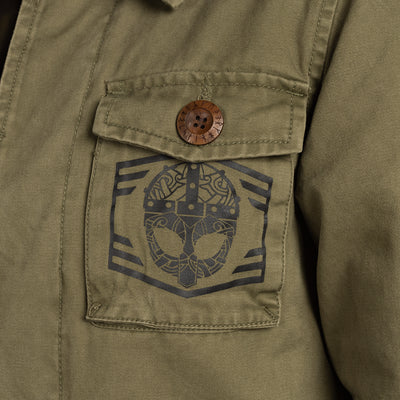 Damen Grimfrost Field Jacket, Grün
