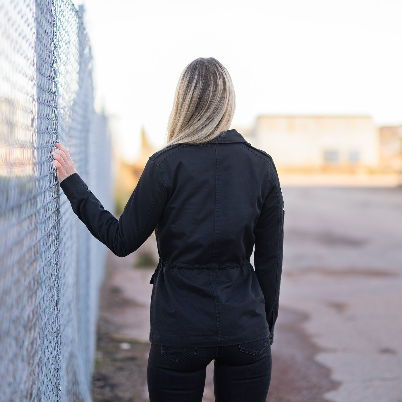 Damen Grimfrost Field Jacket, Schwarz