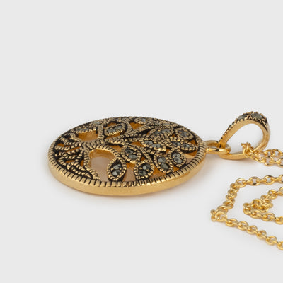 Life Pendant, Gold