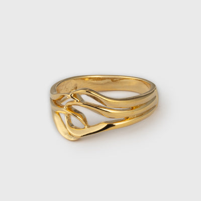 Entangled Ring, Gold