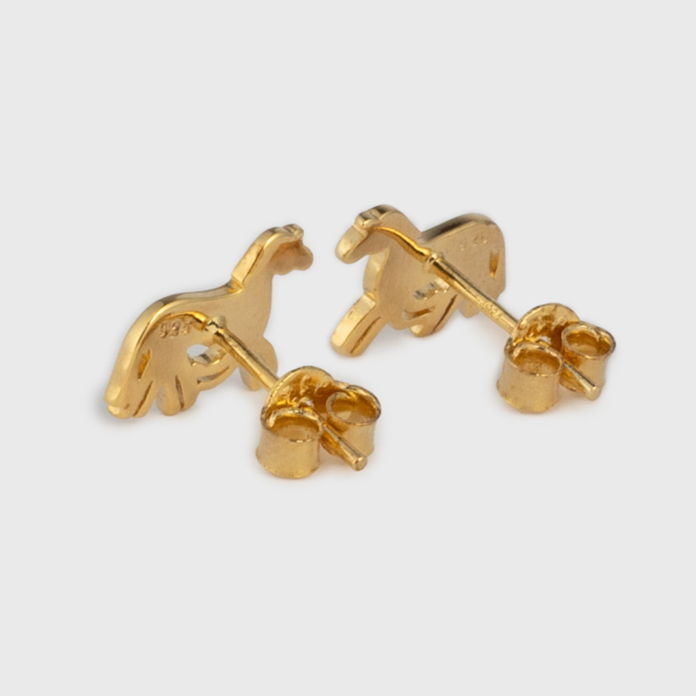 Sleipnir Earrings, Gold