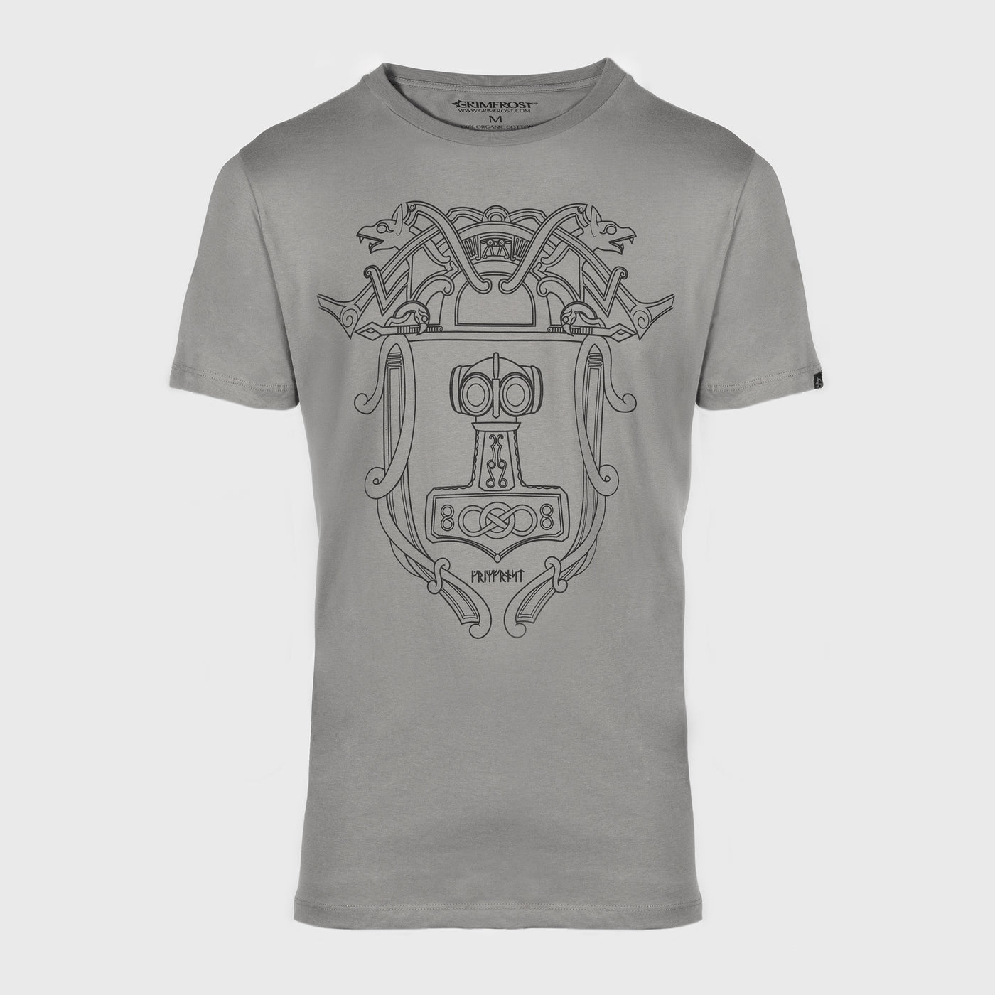 Premium Tee, Mjolnir, Grau
