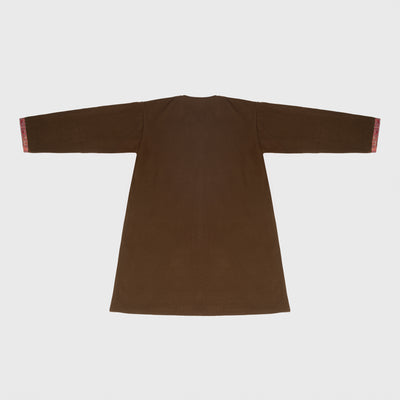 Wiking Kaftan, Braun mit Rote Seide