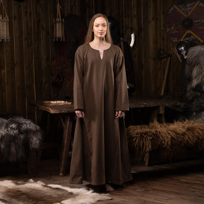 Wiking Kleid, Wolle, Braun