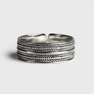 Premium Filigree Ring, Silver