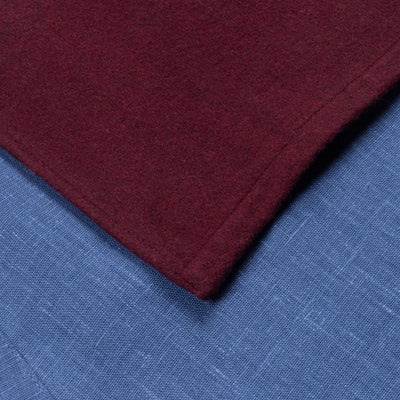 Kinder Schürzenkleid, Blau / Rote Schürze