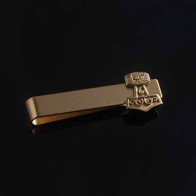 Mjölnir Krawattenspange, Vergoldet